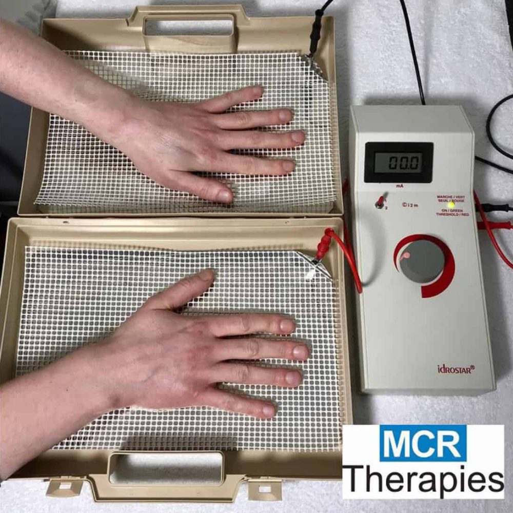 Iontophoresis Iontophoresis therapy